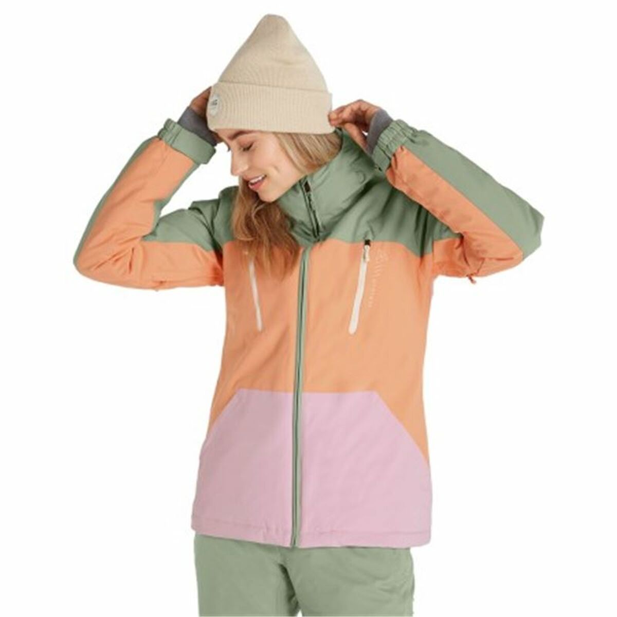 Ski Jacket Protest PrtBaow Woman Orange-3