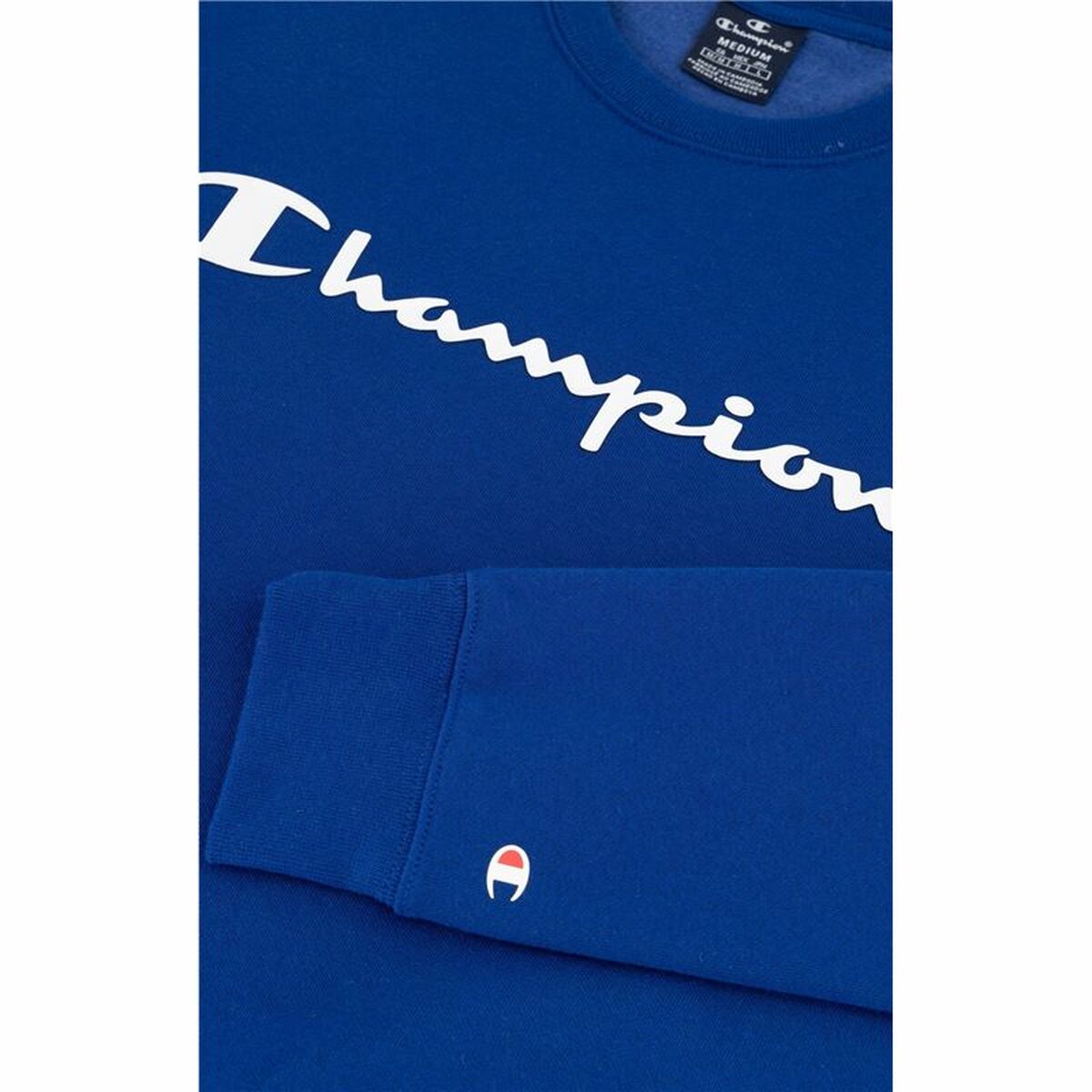 Толстовка без капюшона мужская Champion Legacy Poly American Синий-2