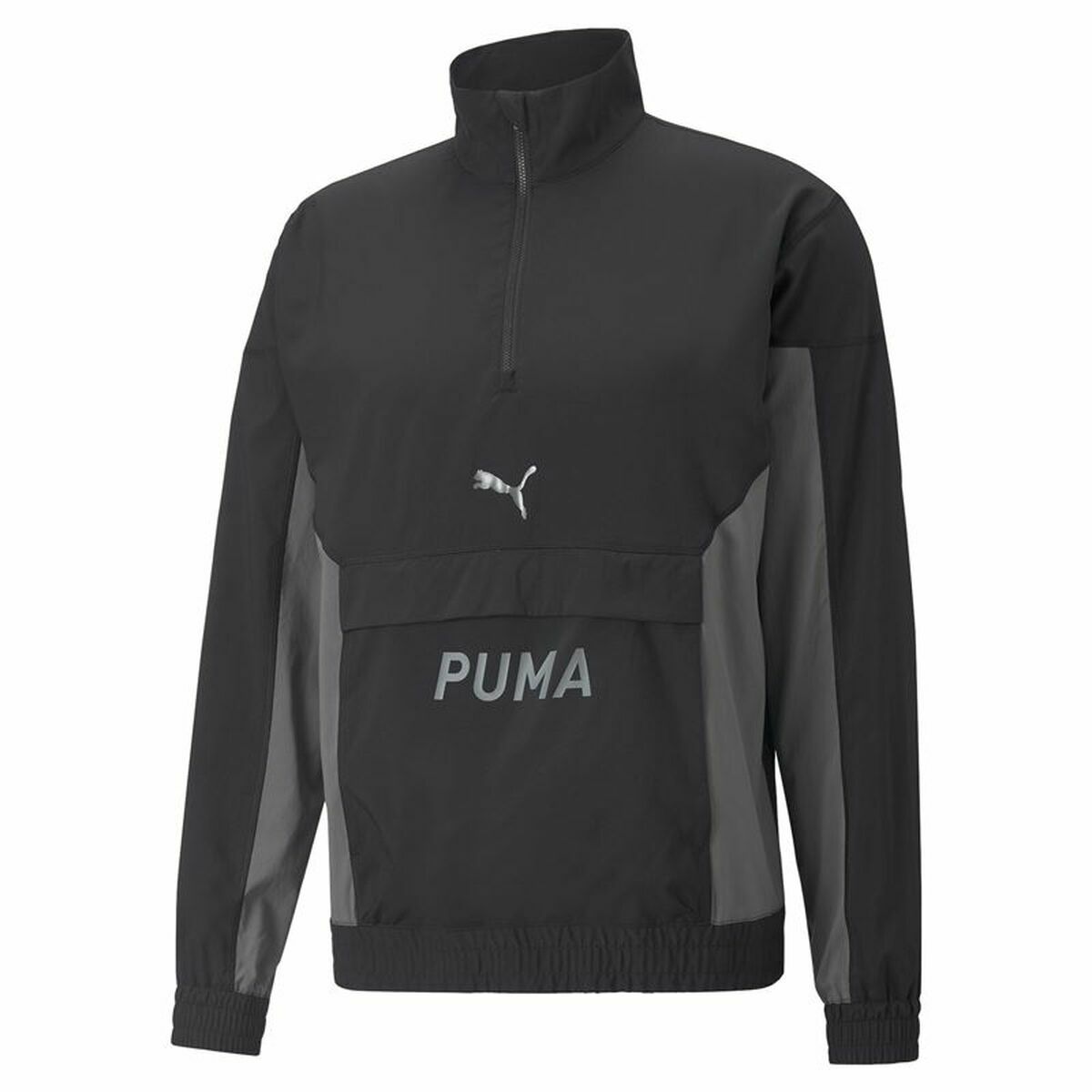男子运动夹克Puma Fit Woven Black-3