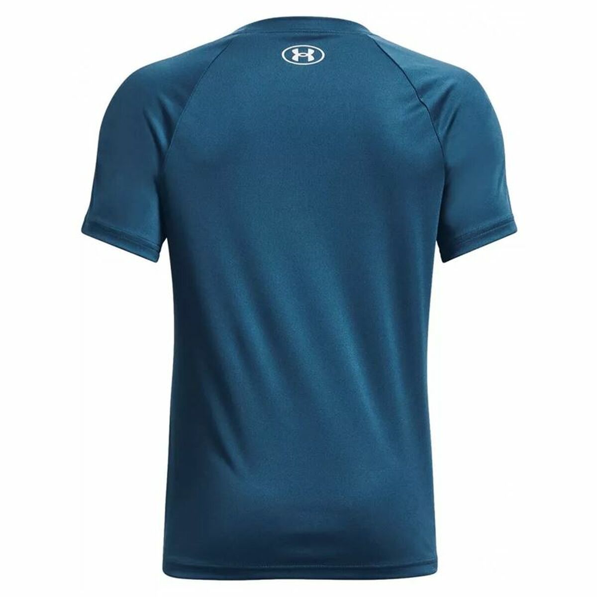 儿童短袖衬衫Under Armour Big Logo Blue-2