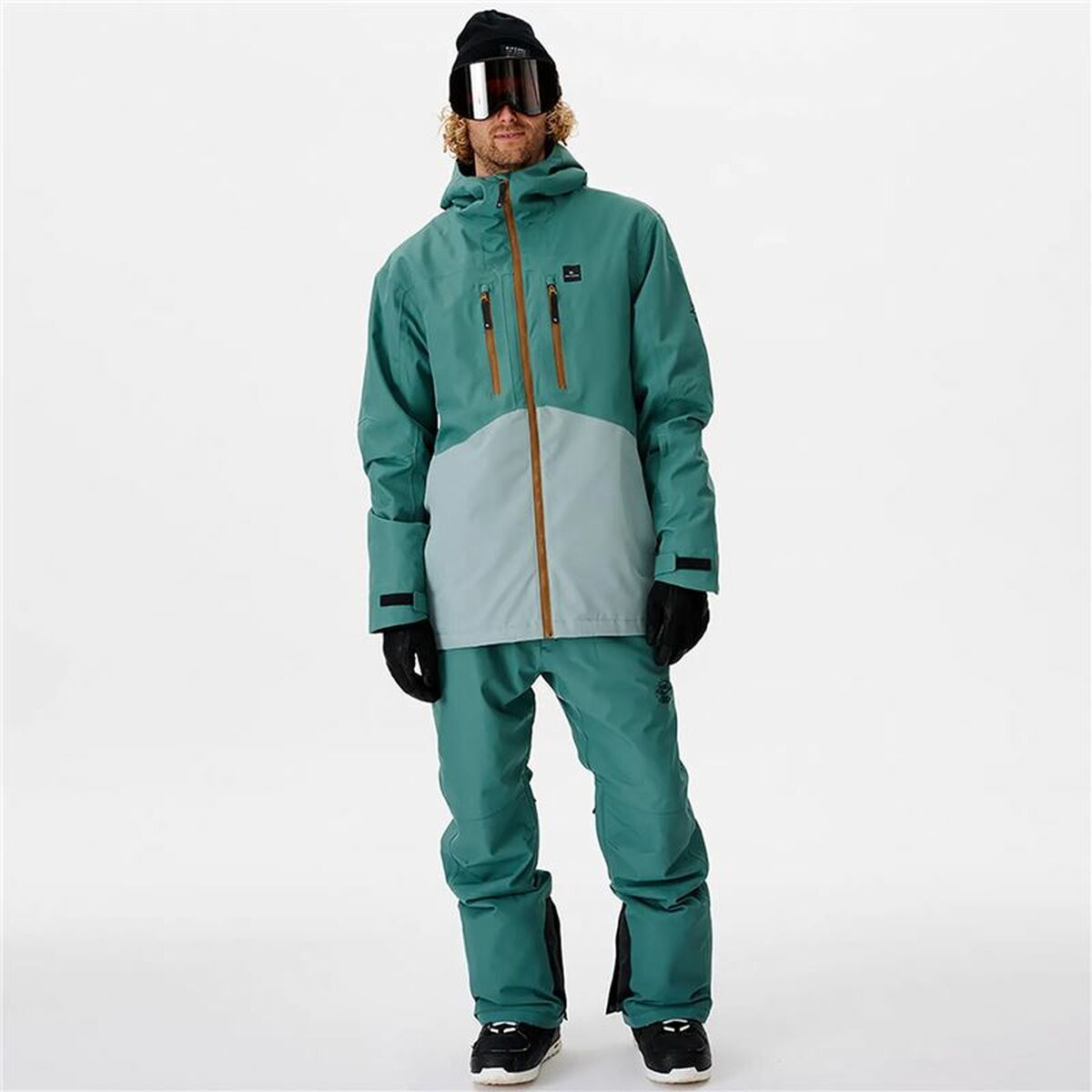 Rip Curl Freerider滑雪夹克蓝色男士-3