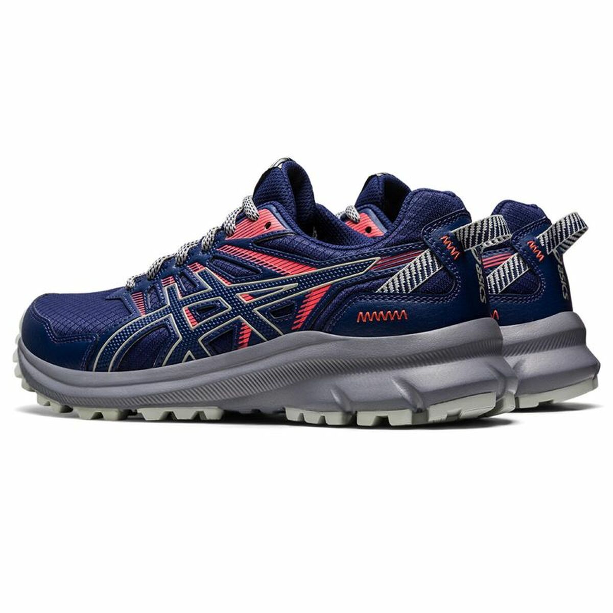 成人跑步运动鞋Asics Trail Scout 2女子海军蓝色-6