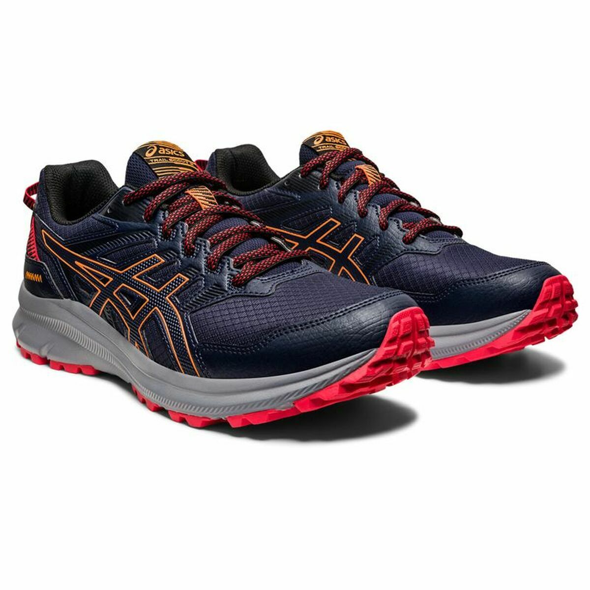 成人跑步运动鞋Asics Trail Scout 2深蓝色男子-5