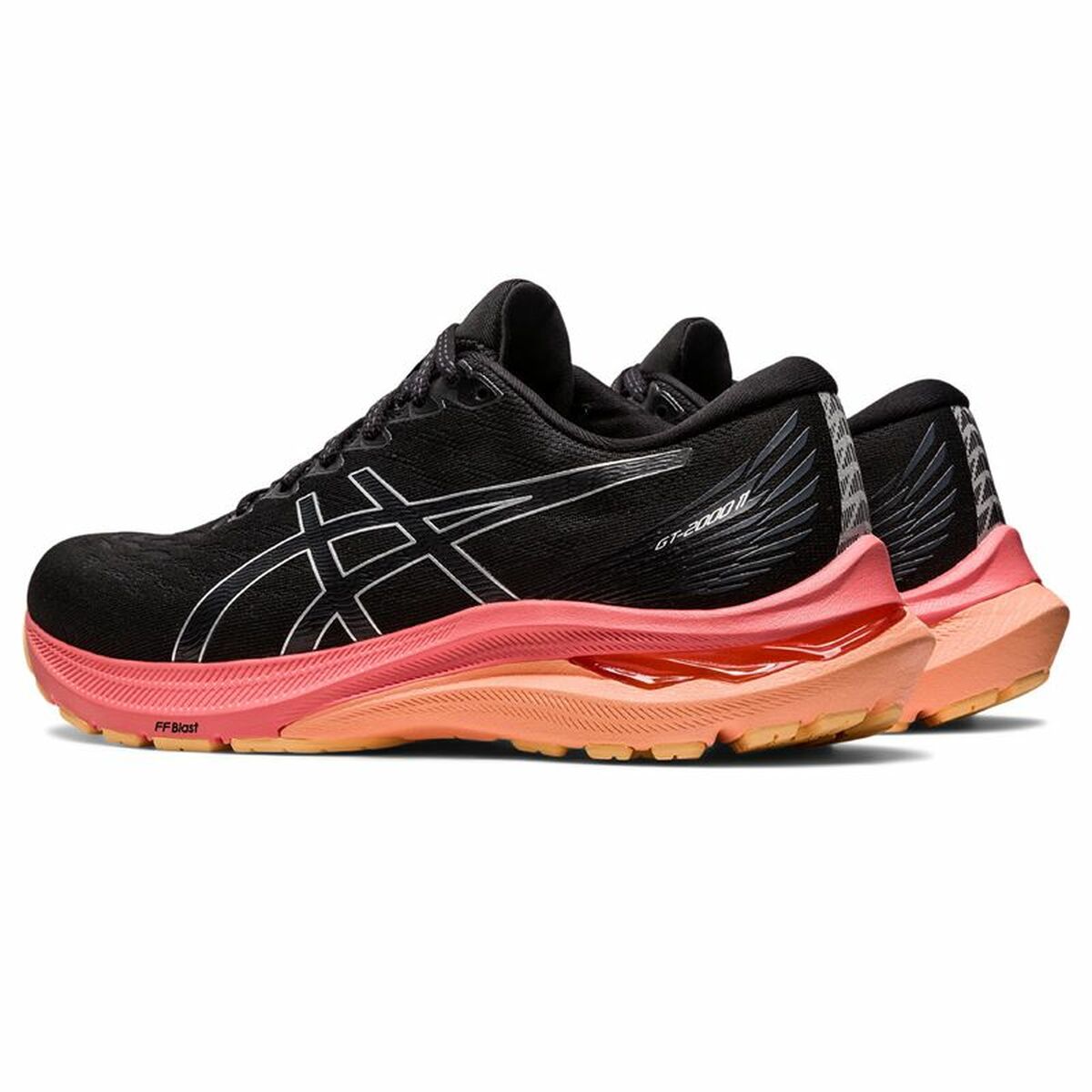 成人跑步运动鞋Asics GT-2000 11女性黑色-2