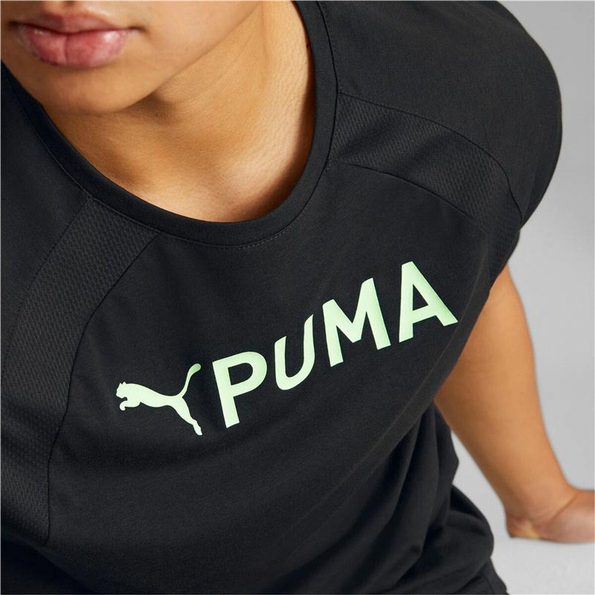 Футболка с коротким рукавом мужская Puma Ultrabreathe Triblend Чёрный-3
