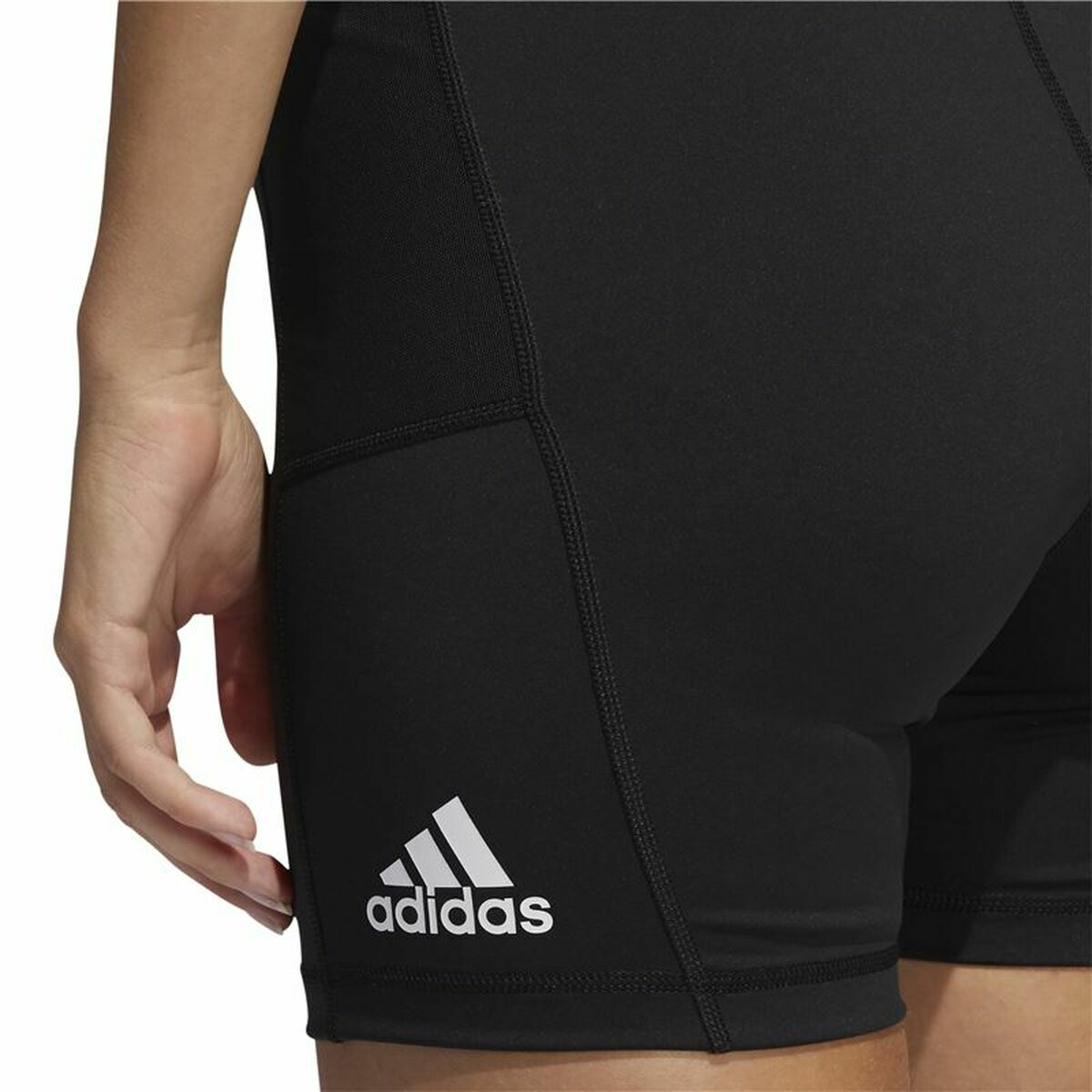 Женские спортивные колготки Adidas Techfit Badge os Sport 3 Чёрный-6