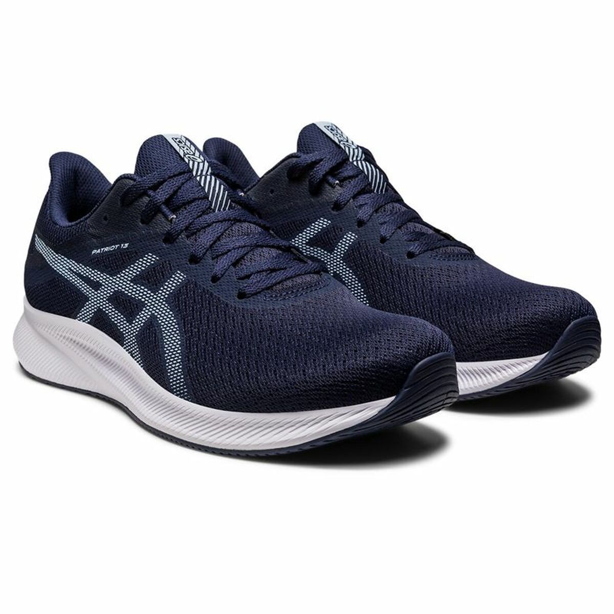 成人跑步运动鞋Asics Patriot 13深蓝色男性-5