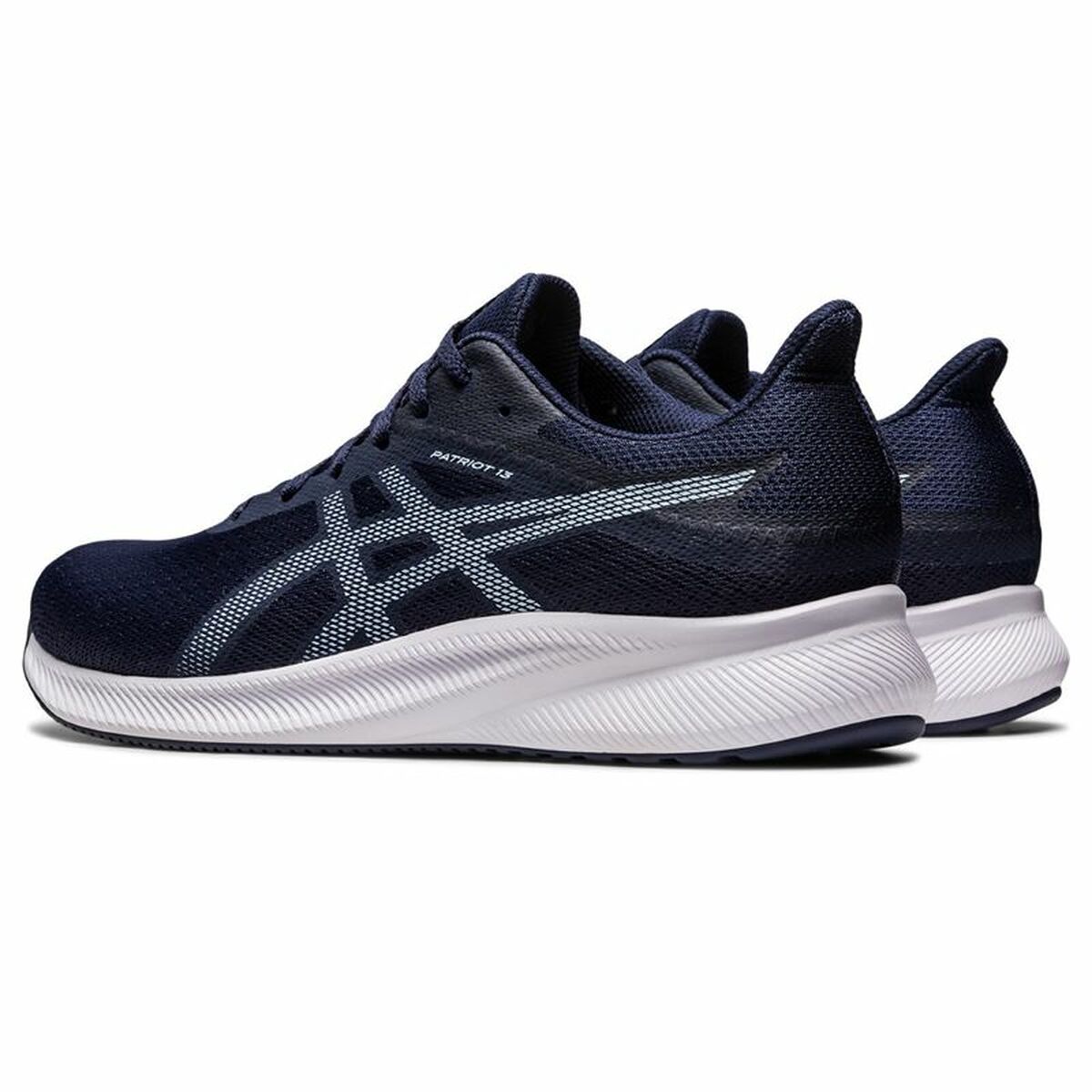 成人跑步运动鞋Asics Patriot 13深蓝色男性-6