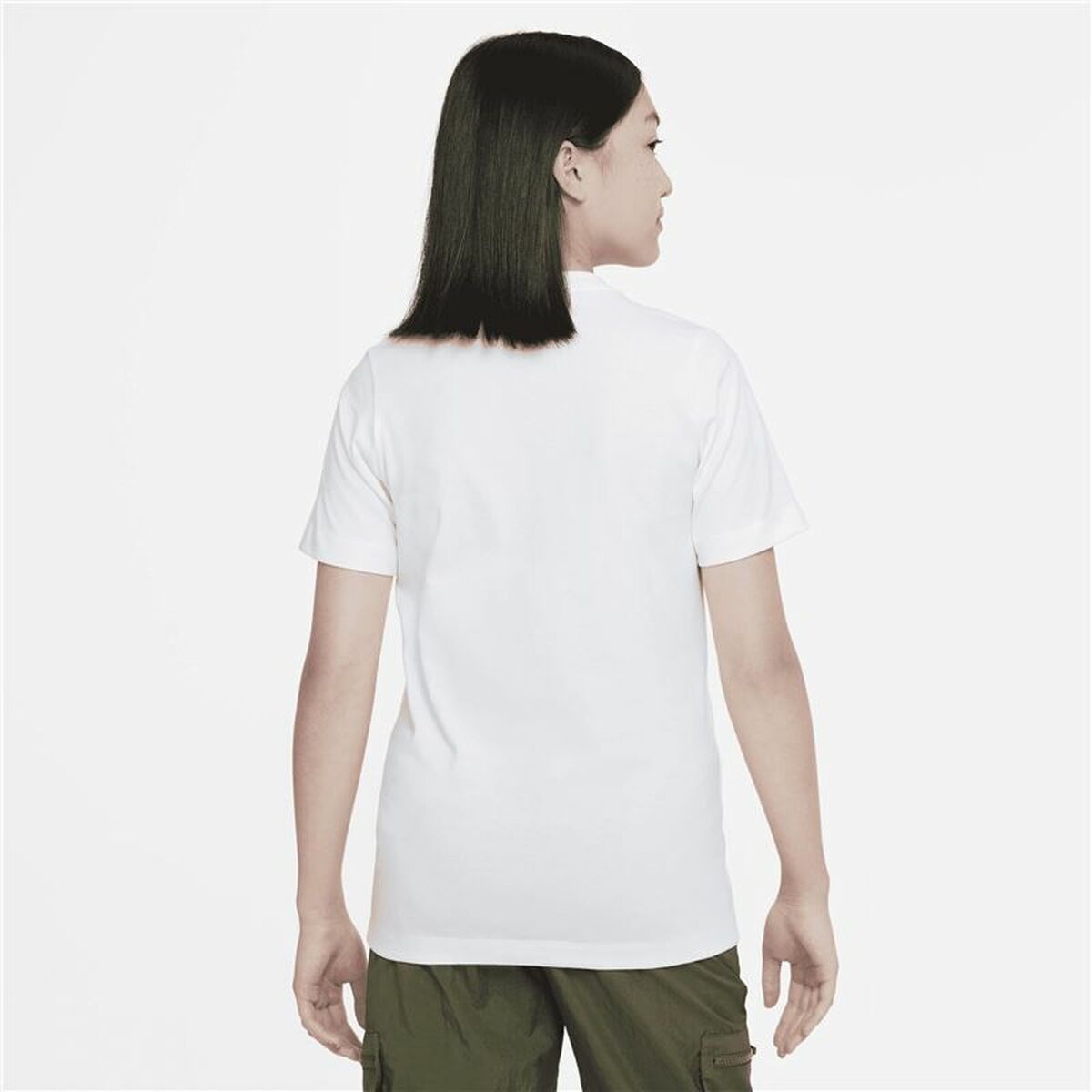 儿童短袖衬衫Nike Happy Cloud White-3