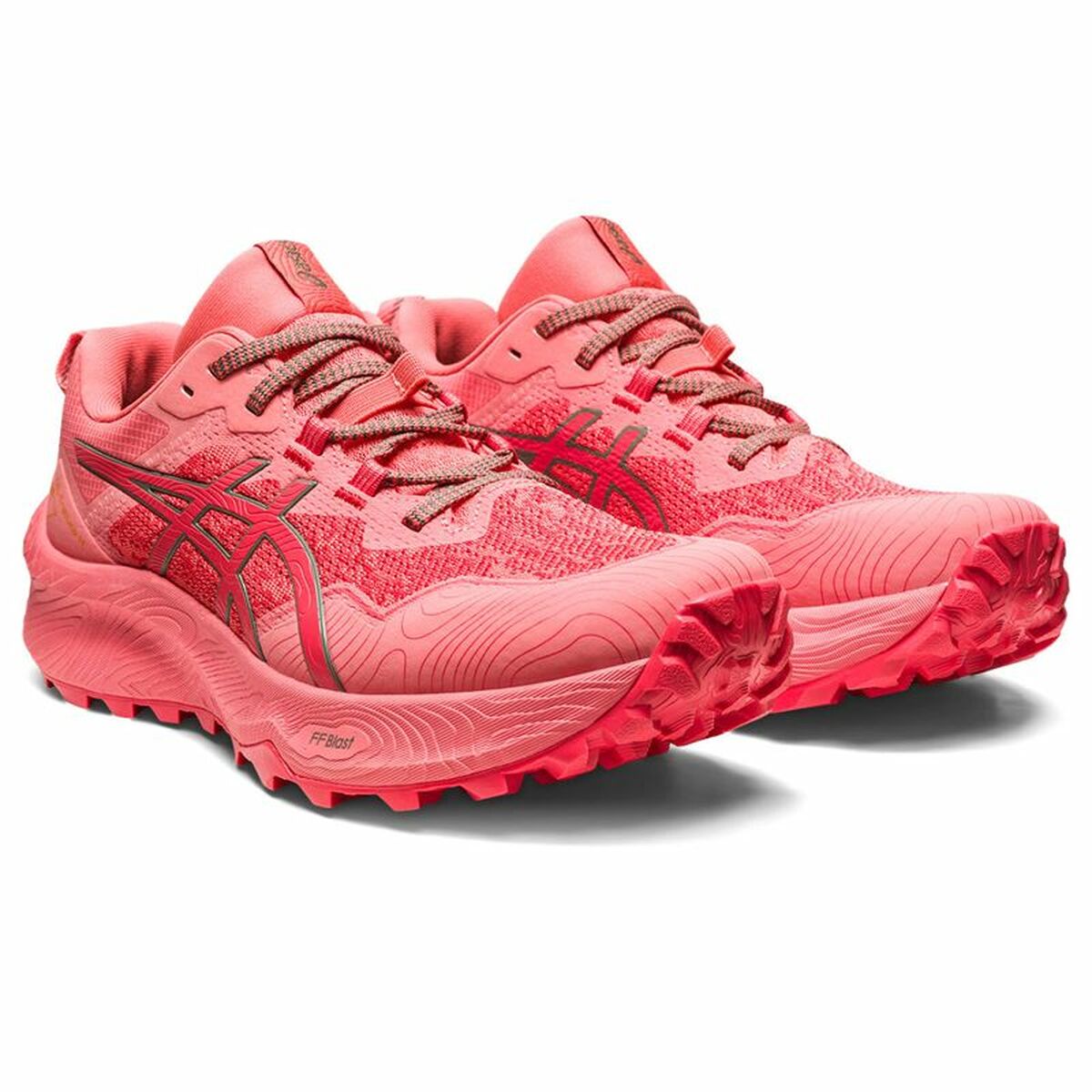 成人跑步运动鞋Asics Gel-Trabuco 11女人粉红色-3