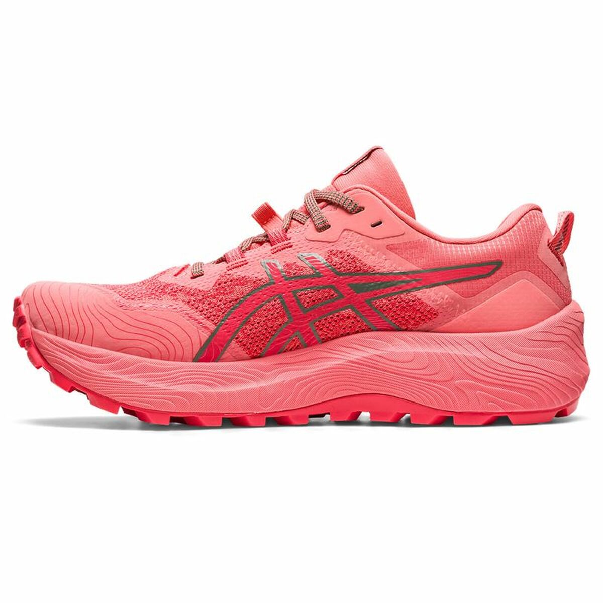 成人跑步运动鞋Asics Gel-Trabuco 11女人粉红色-6