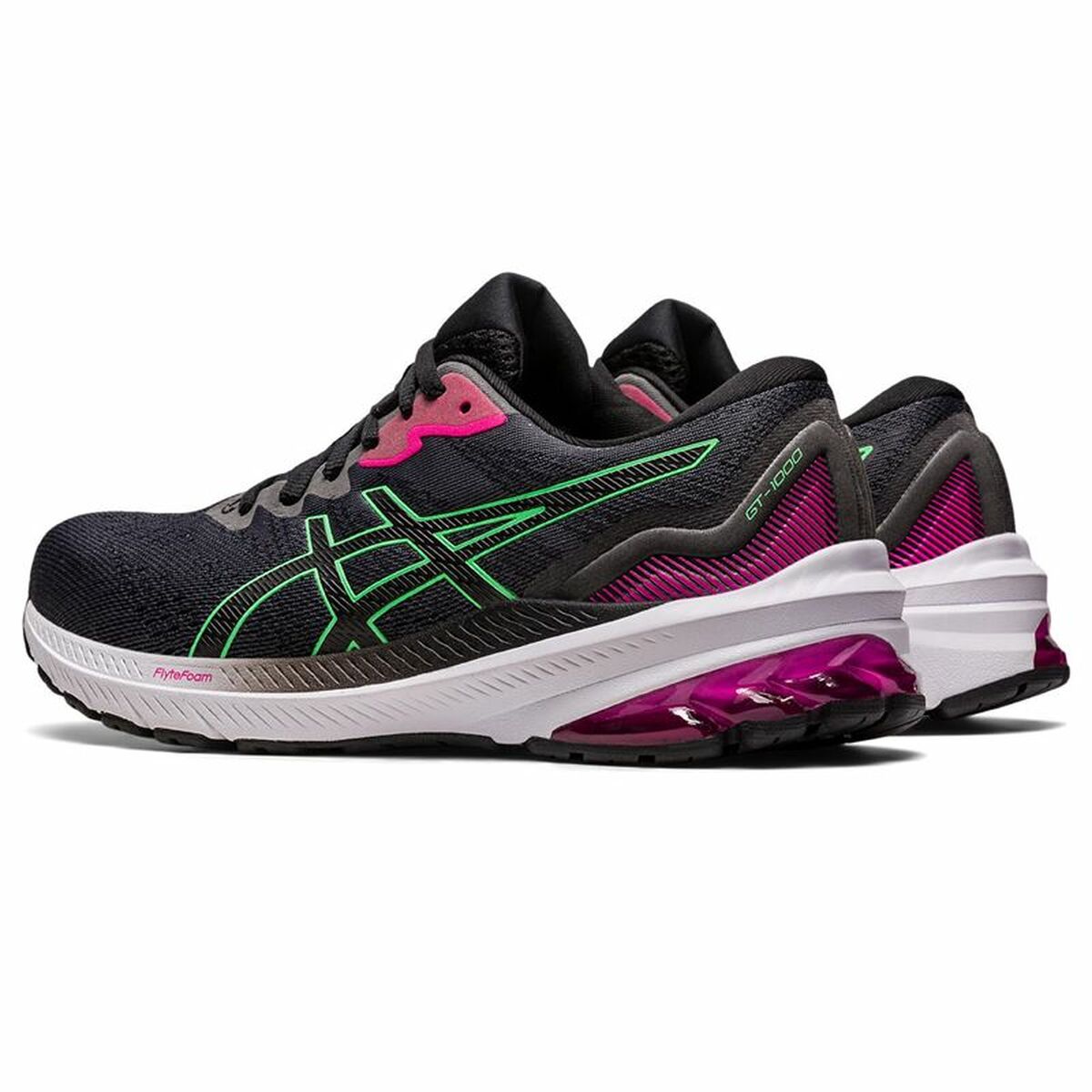 成人跑步运动鞋Asics GT-1000 11女性黑色-2