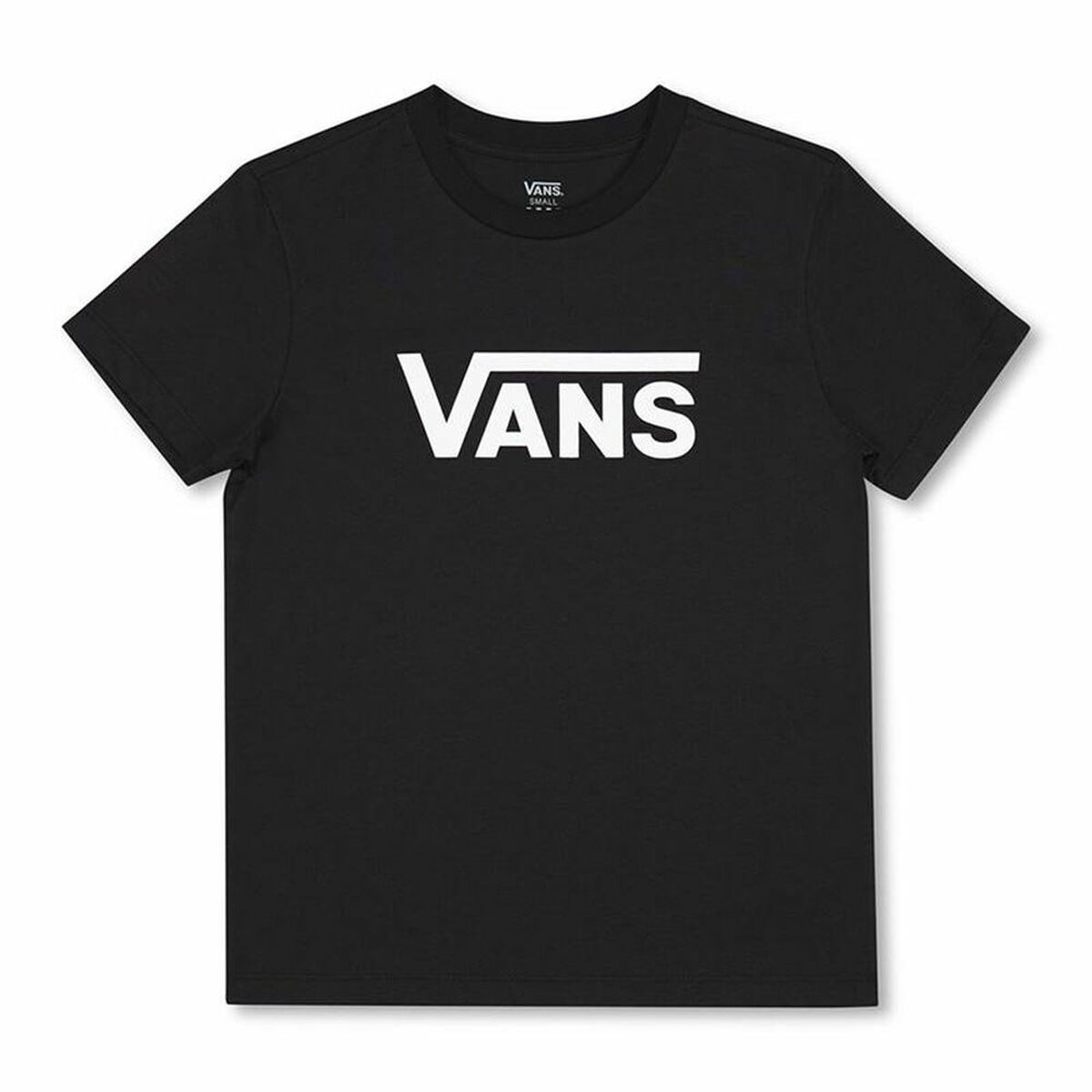 Футболка с коротким рукавом женская Vans Drop V SS Crew-B Чёрный-2
