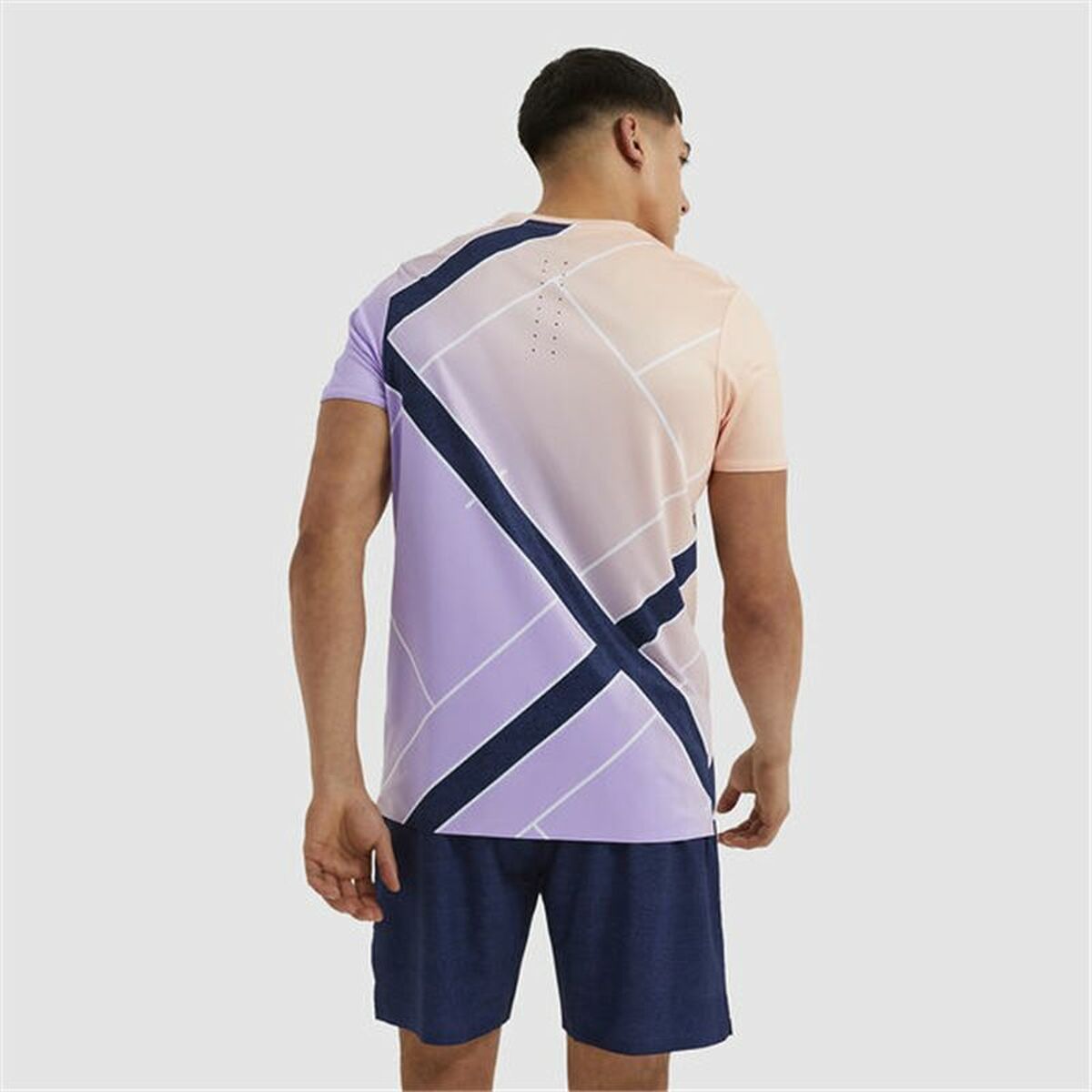 Camisa de manga curta masculino Ellesse Fulgore Violeta-2