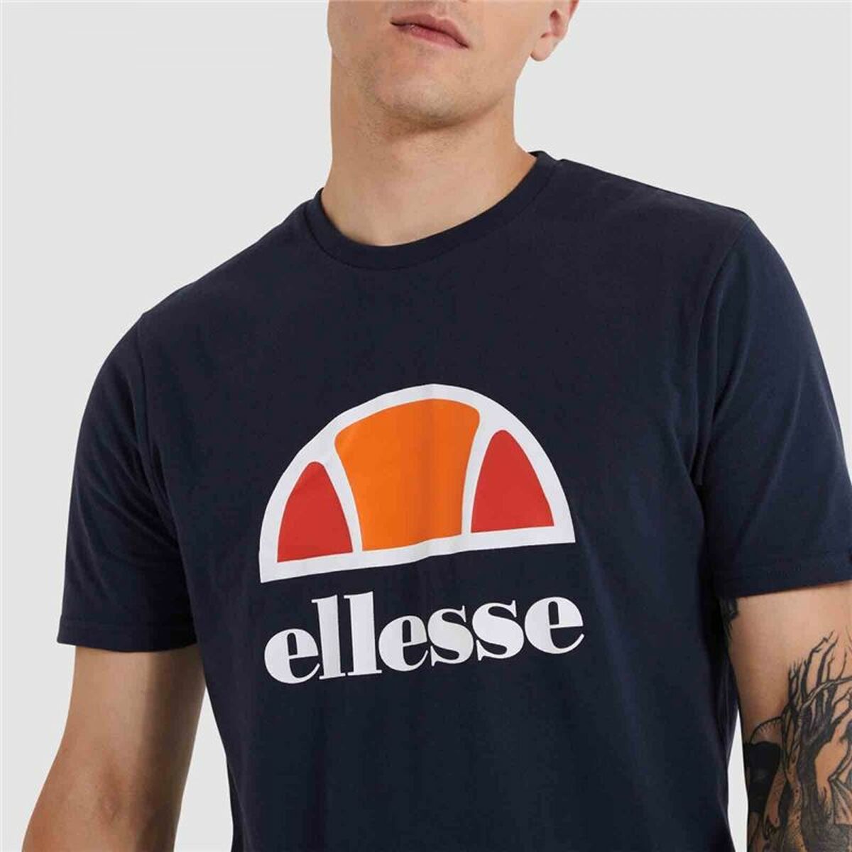 Футболка с коротким рукавом мужская Ellesse Dyne Темно-синий-3