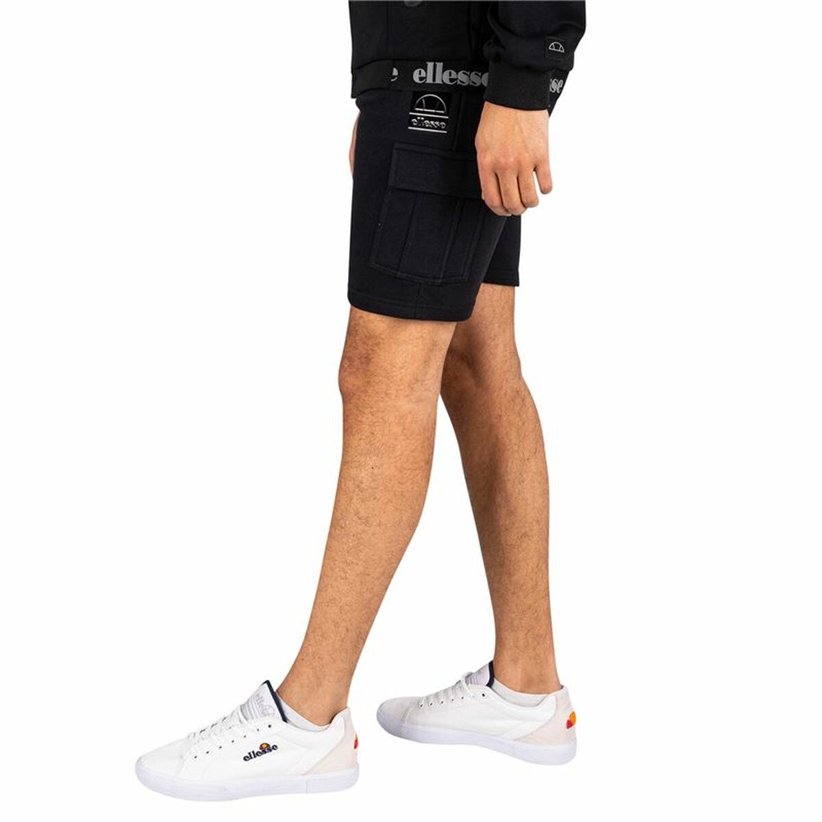 Спортивные мужские шорты Ellesse Michael Fleece Чёрный-4