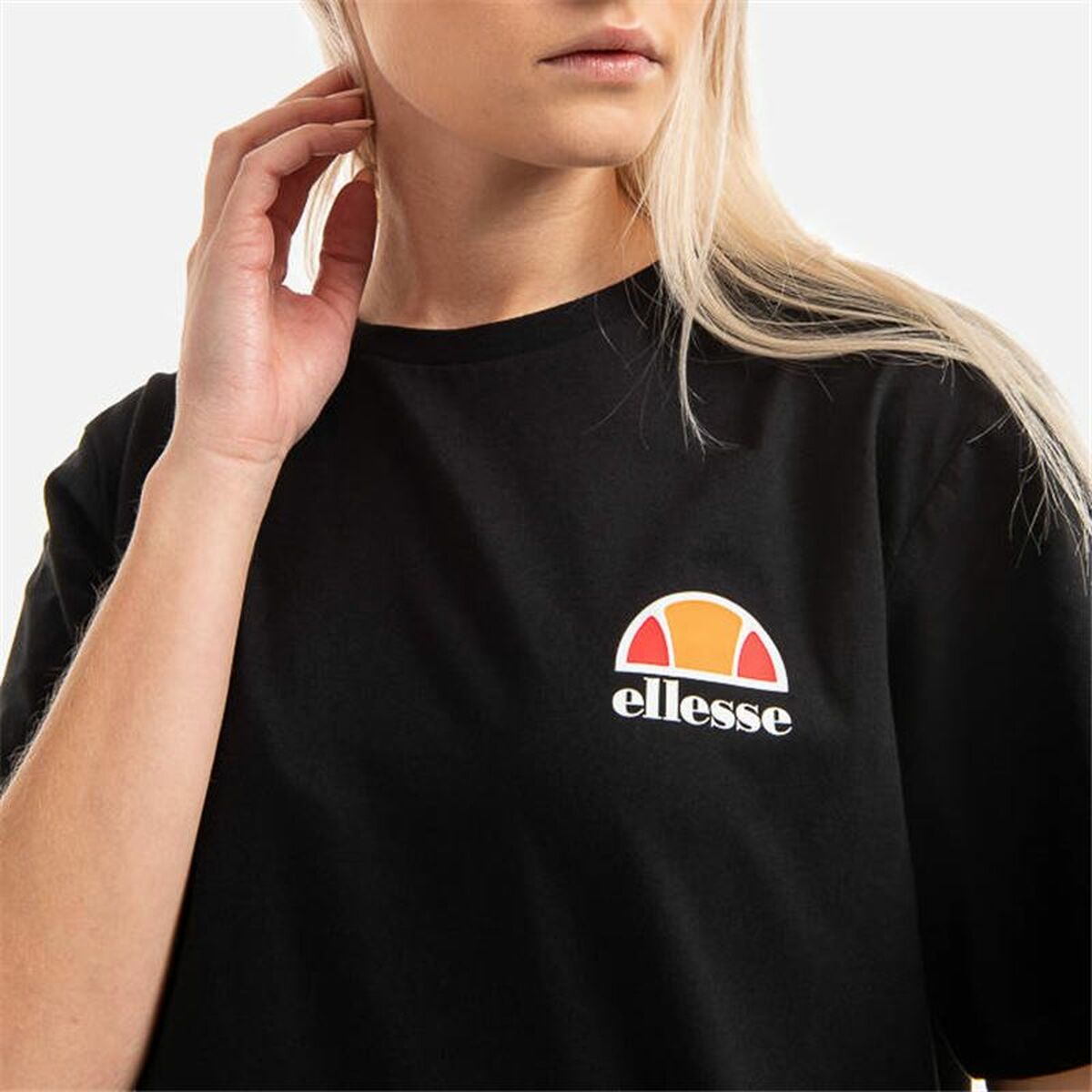 短袖女子Ellesse Annifa Black T恤-4