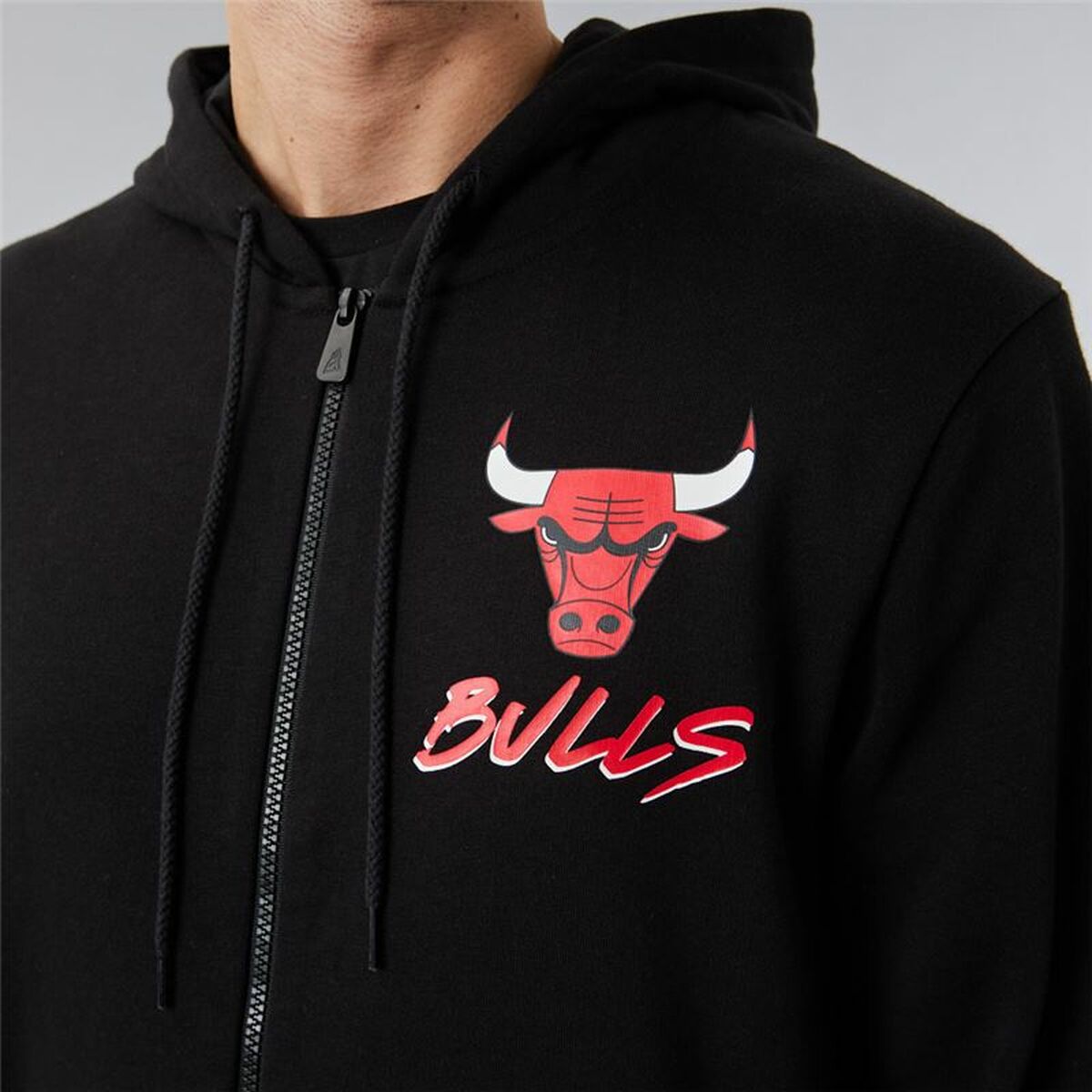 Мужская спортивная куртка New Era Chicago Bulls Чёрный-4