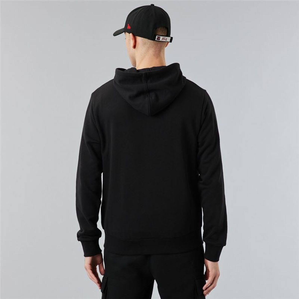 Мужская спортивная куртка New Era Chicago Bulls Чёрный-6