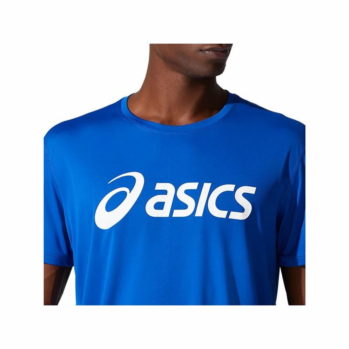 Футболка с коротким рукавом мужская Asics Core Синий-4