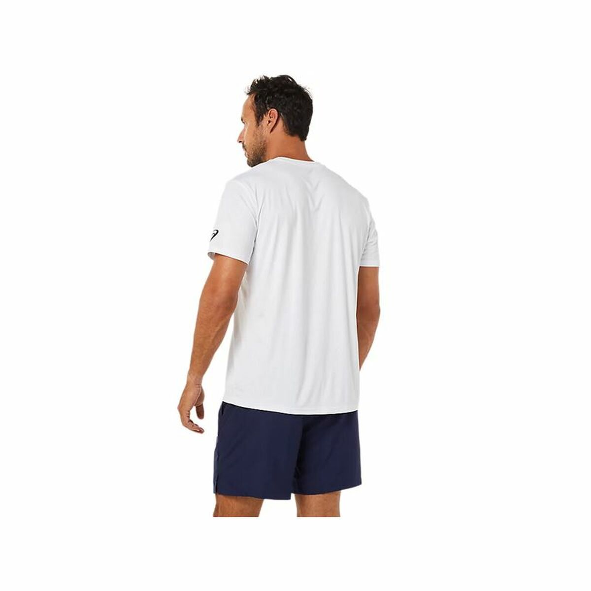 Футболка с коротким рукавом мужская Asics Court Spiral Tee Белый-5