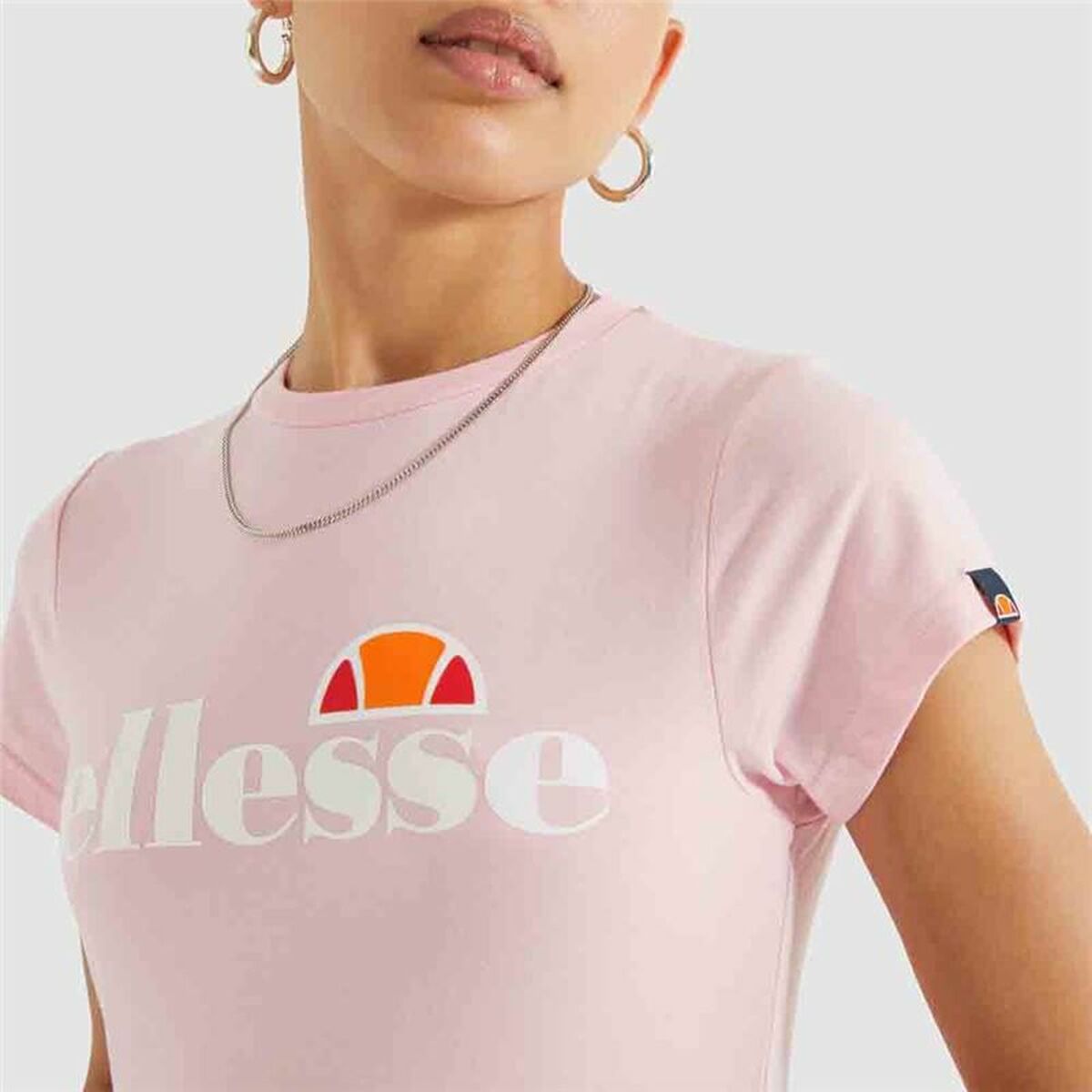 Футболка с коротким рукавом женская Ellesse Hayes Розовый-3