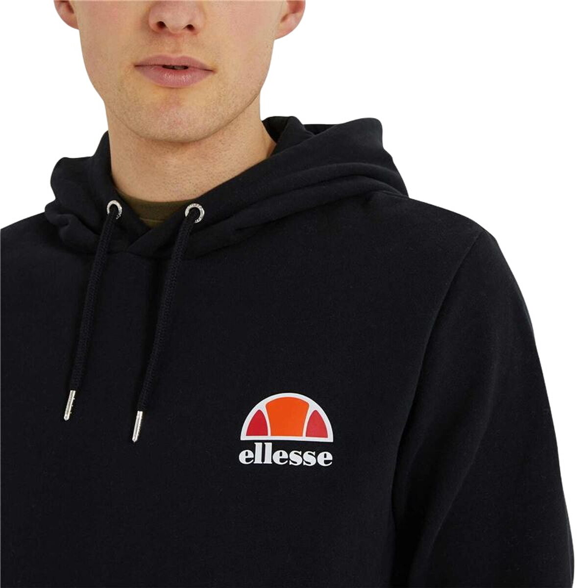 Толстовка с капюшоном мужская Ellesse Toce Чёрный-3