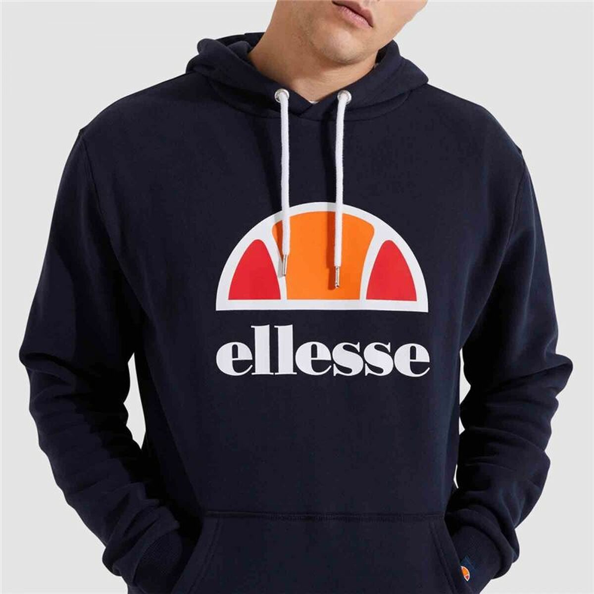 Толстовка с капюшоном мужская Ellesse Dahryl OH Темно-синий-3