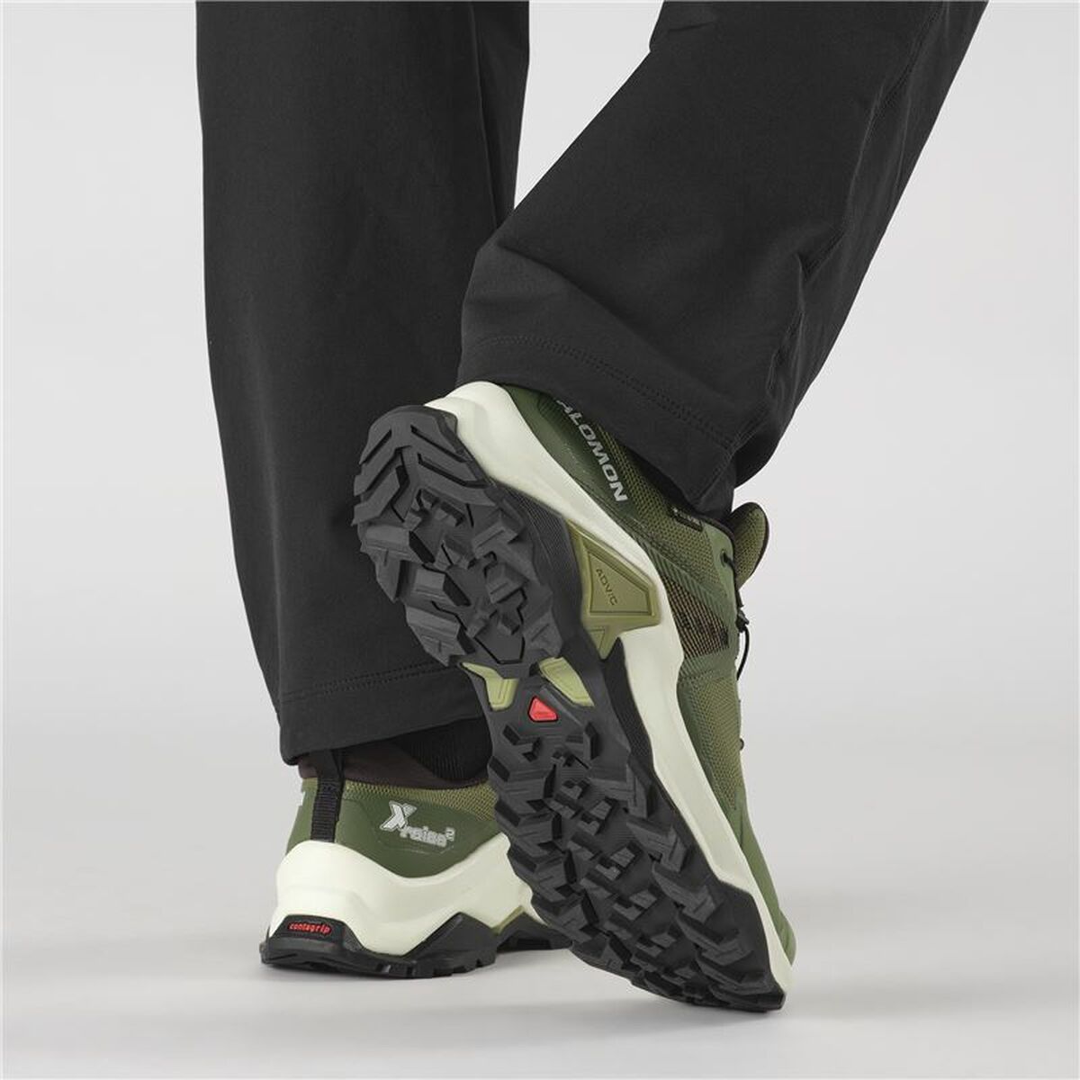 Беговые кроссовки для взрослых Salomon X Raise 2 Gore-Tex Зеленый Мужской-2