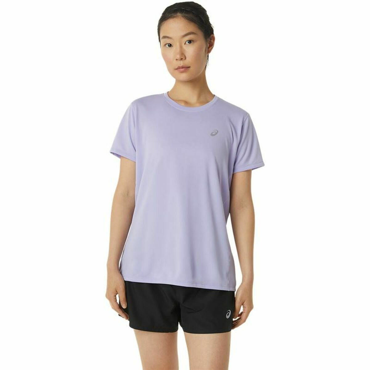 Camisa de manga curta feminina Asics Core Lilov-2