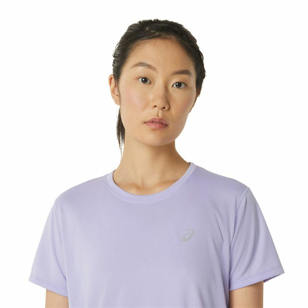 Camisa de manga curta feminina Asics Core Lilov-4