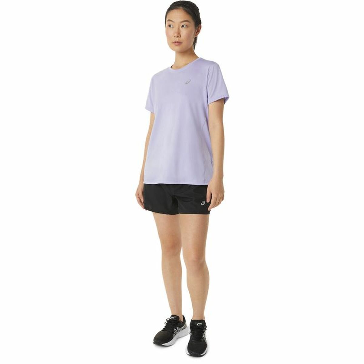 Camisa de manga curta feminina Asics Core Lilov-5