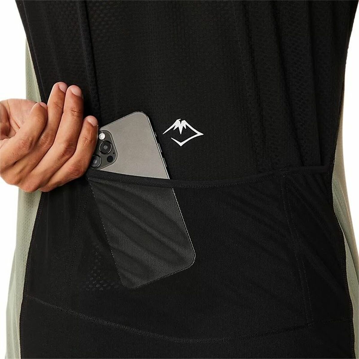 Футболка с коротким рукавом мужская Asics Fujitrail Top Зеленый-3
