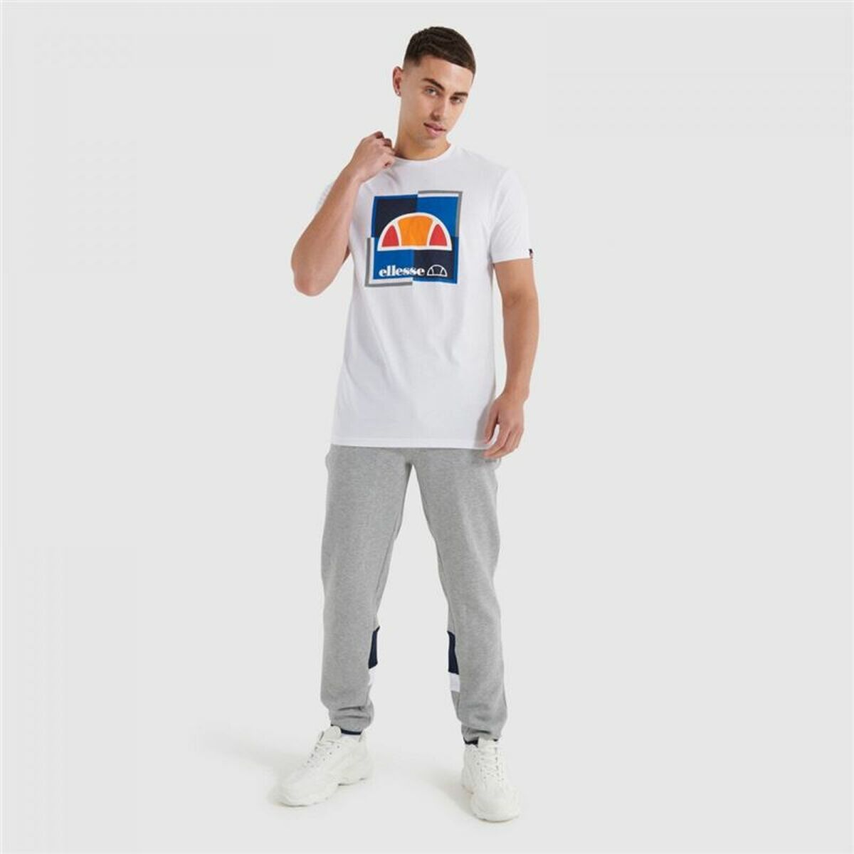 Футболка с коротким рукавом мужская Ellesse Michaelo Белый-4