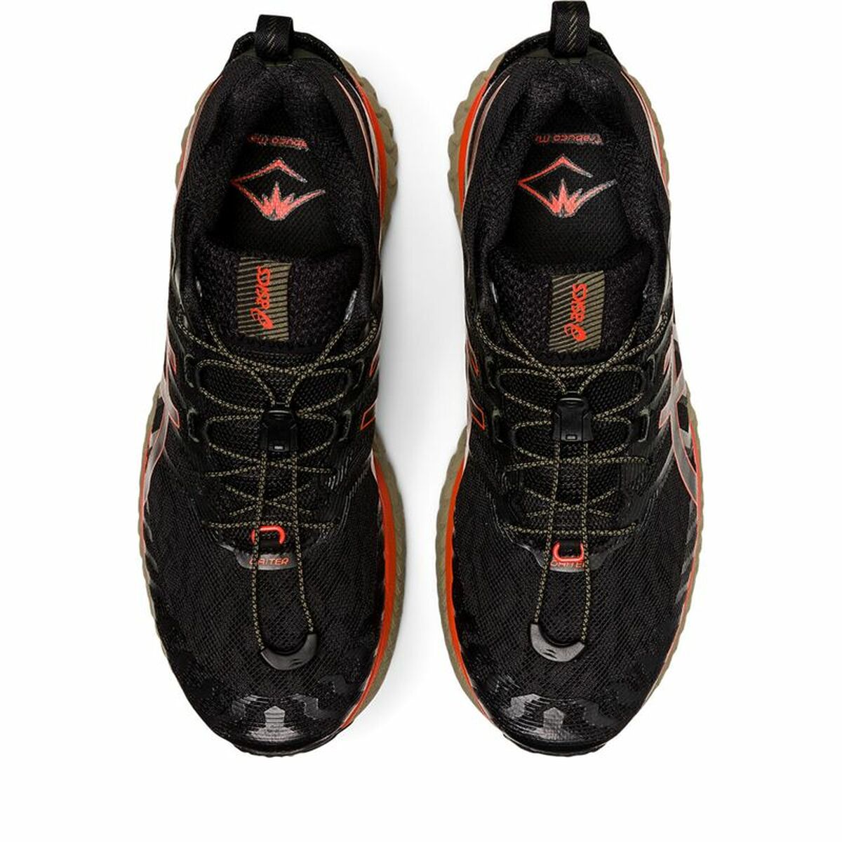 Беговые кроссовки для взрослых Asics Trabuco Max Чёрный Мужской-5