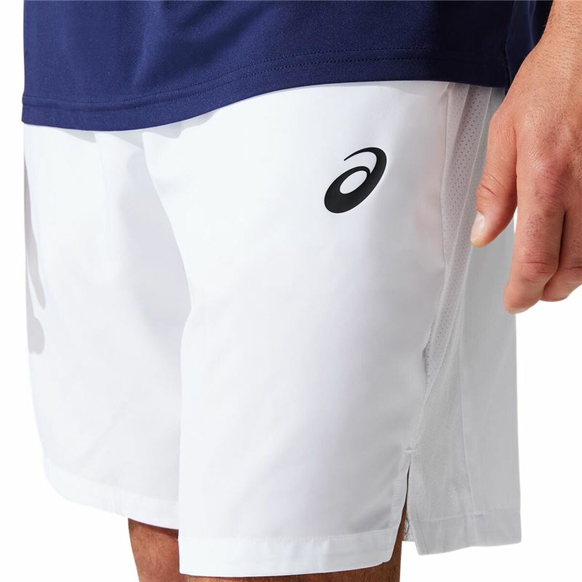 Sports Men's Shorts Asics Court M 9In White-4