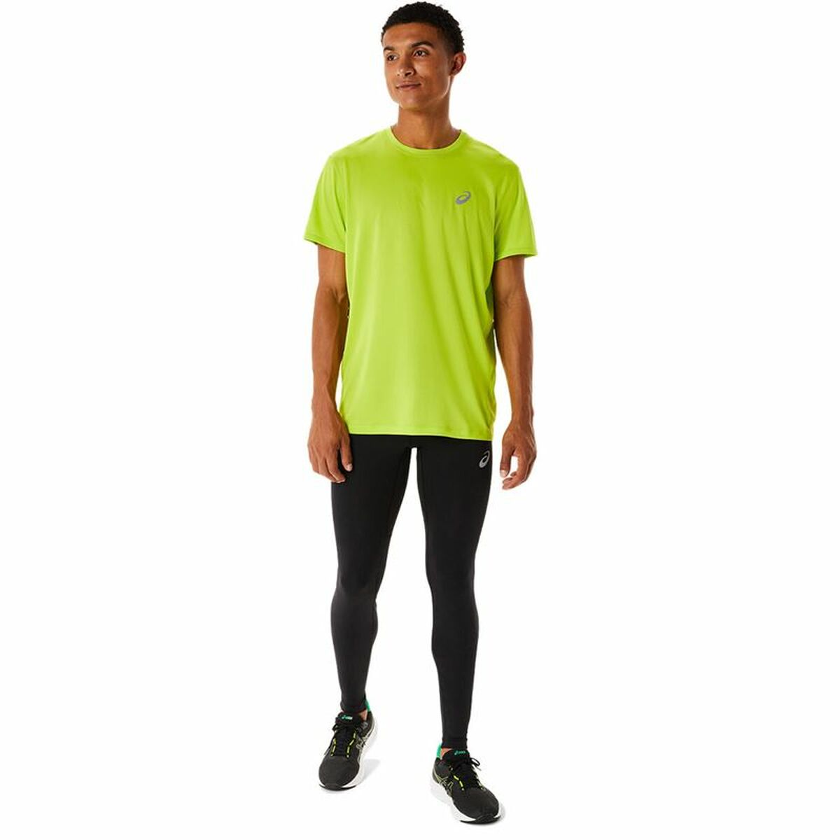 Футболка с коротким рукавом мужская Asics Core Жёлтый-2