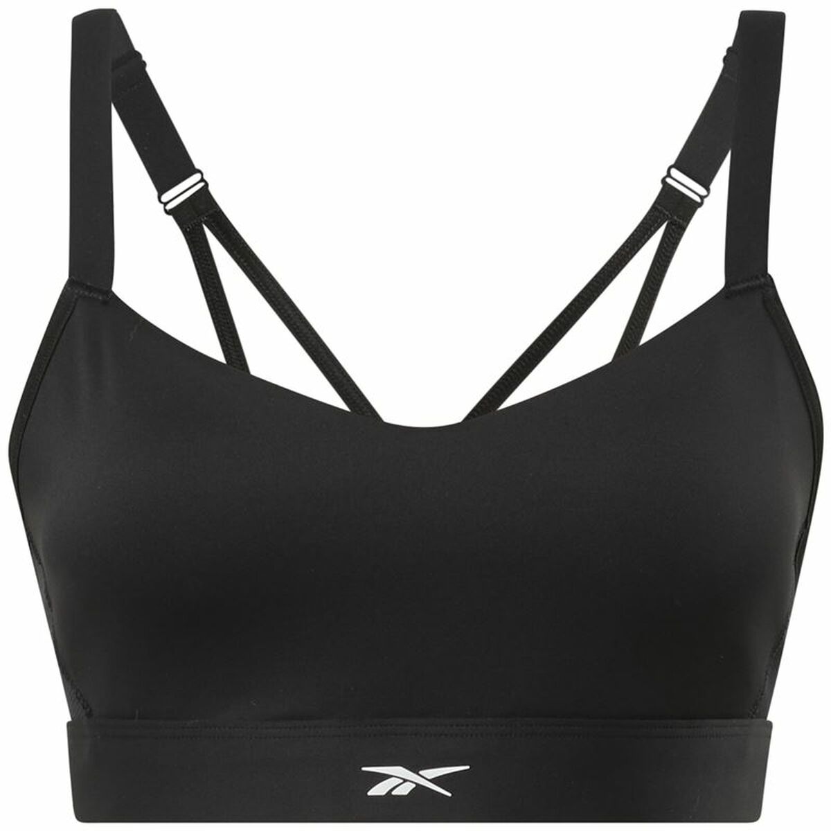 Спортивный бюстгальтер Reebok Lux Strappy Чёрный-2