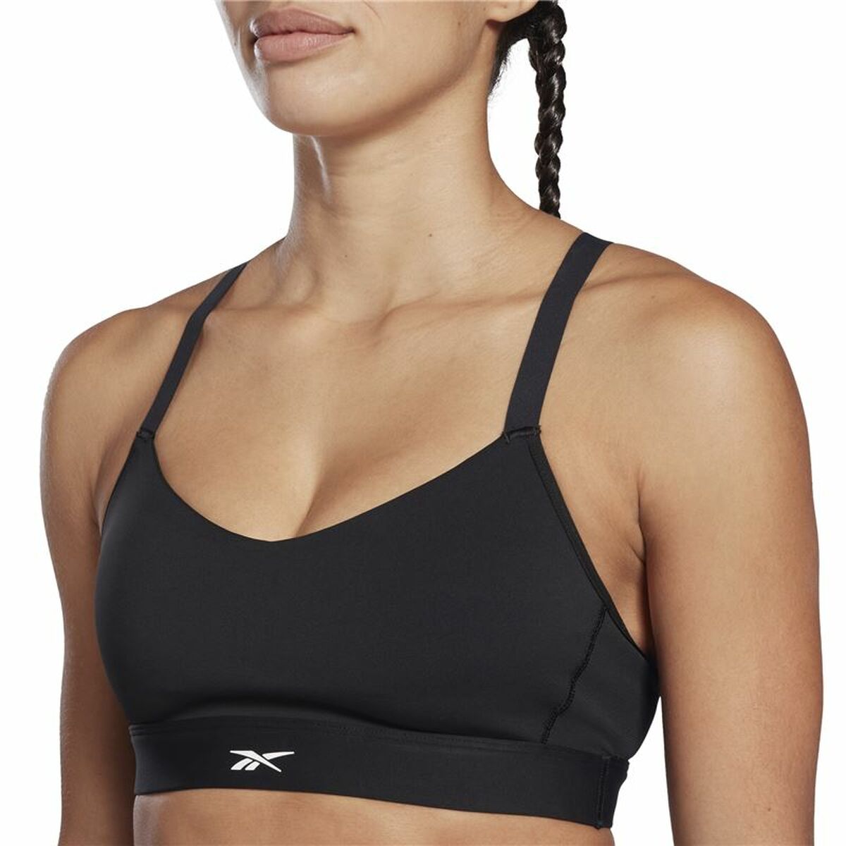 Спортивный бюстгальтер Reebok Lux Strappy Чёрный-6
