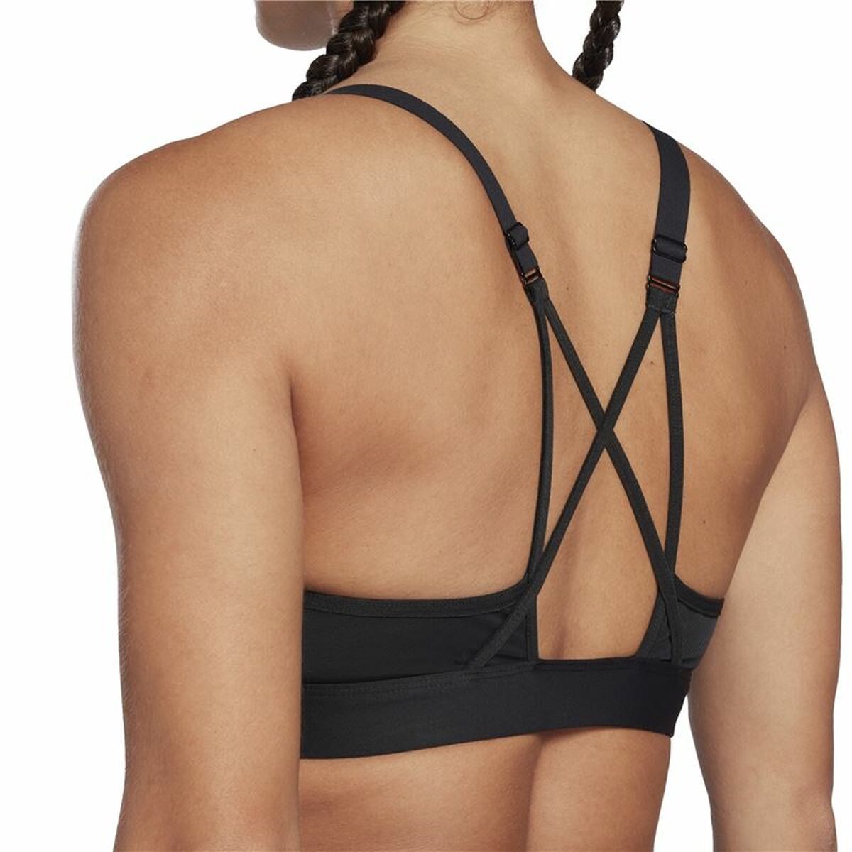 Спортивный бюстгальтер Reebok Lux Strappy Чёрный-7