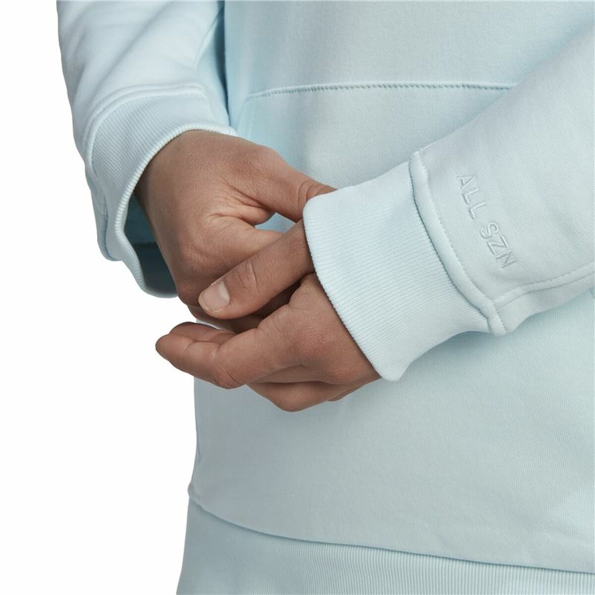 Толстовка с капюшоном женская Adidas All Szn Fleece Синий-2