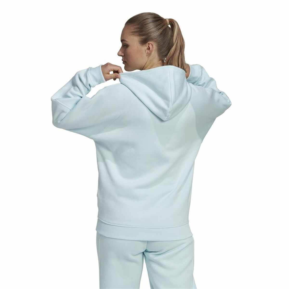 Толстовка с капюшоном женская Adidas All Szn Fleece Синий-7