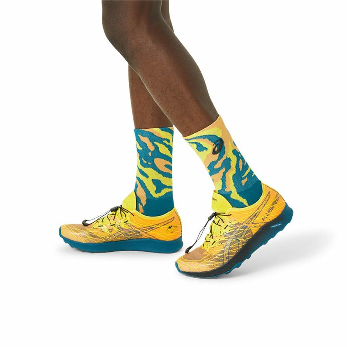 Спортивные носки Asics Run Crew Жёлтый Унисекс-5
