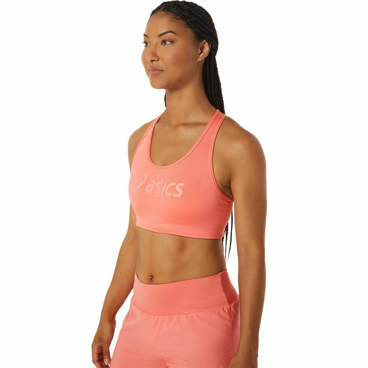 Спортивный бюстгальтер Asics Core Logo Розовый-3