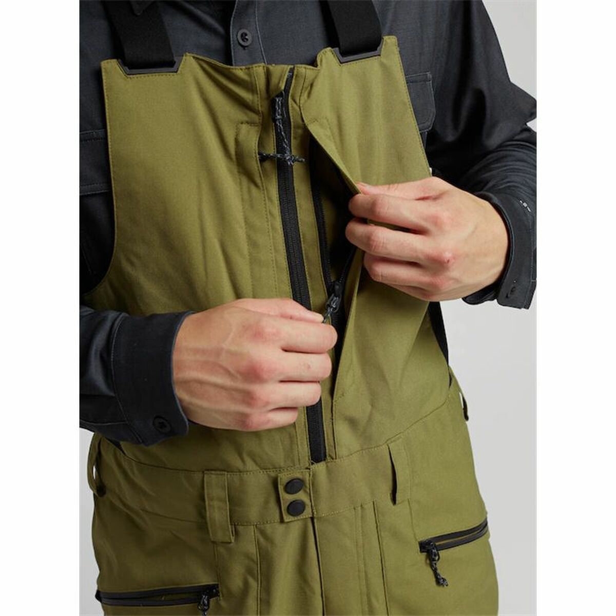 Snow Pants Burton Olive Oil Men's-5