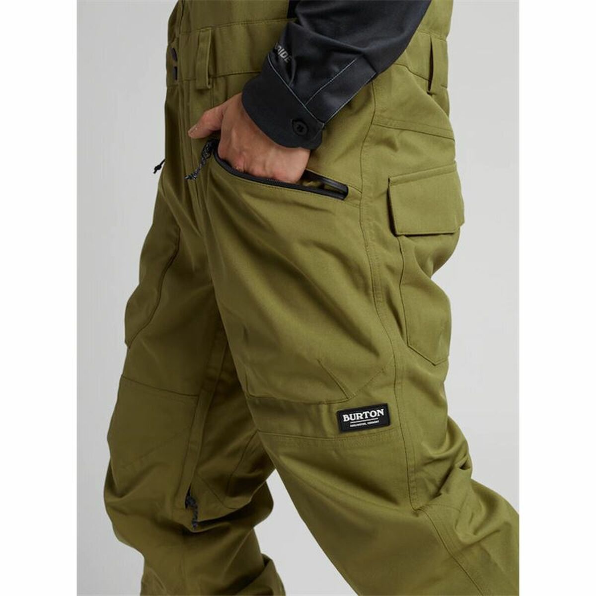 Snow Pants Burton Olive Oil Men's-6