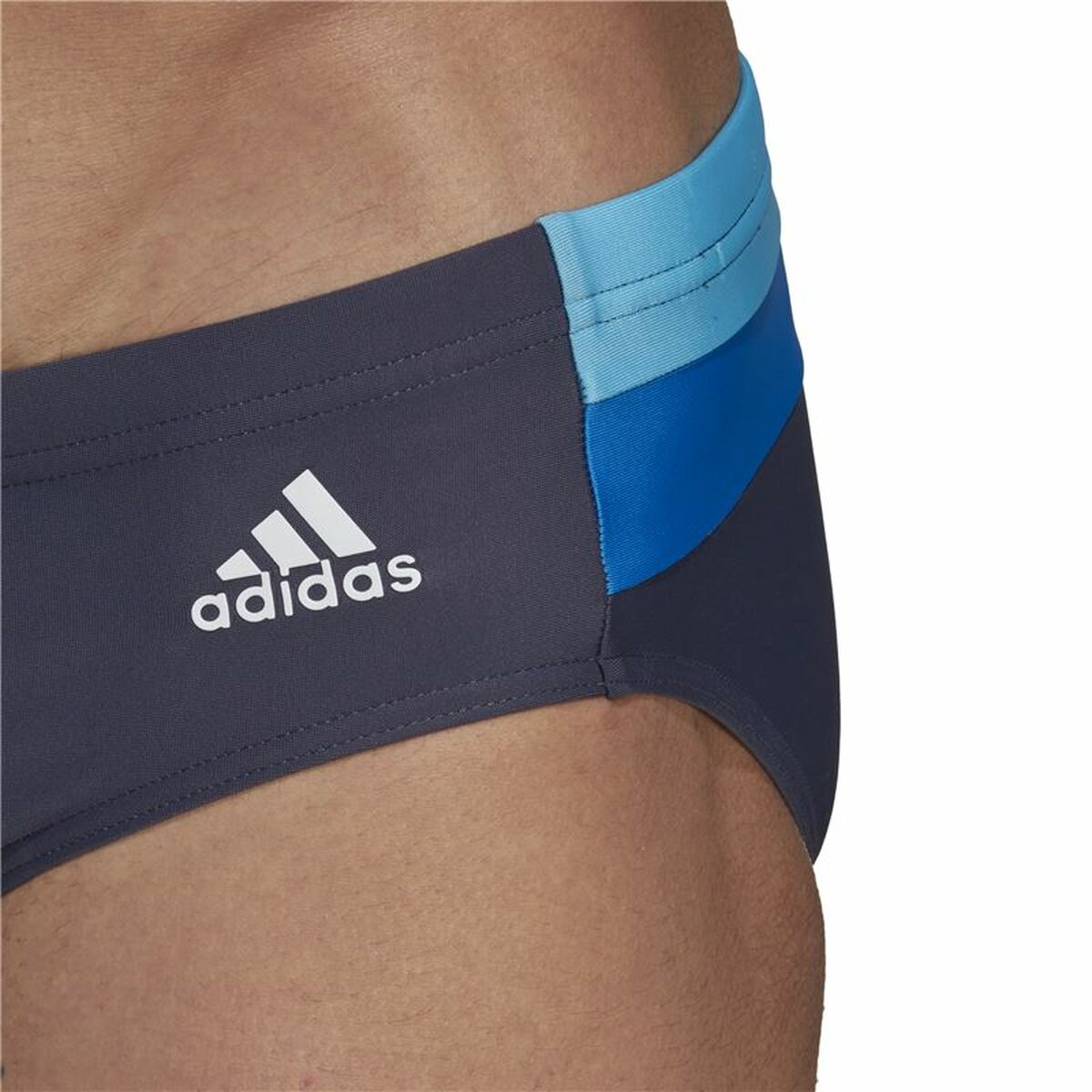 Плавки мужские Adidas Colorblock Темно-синий-2