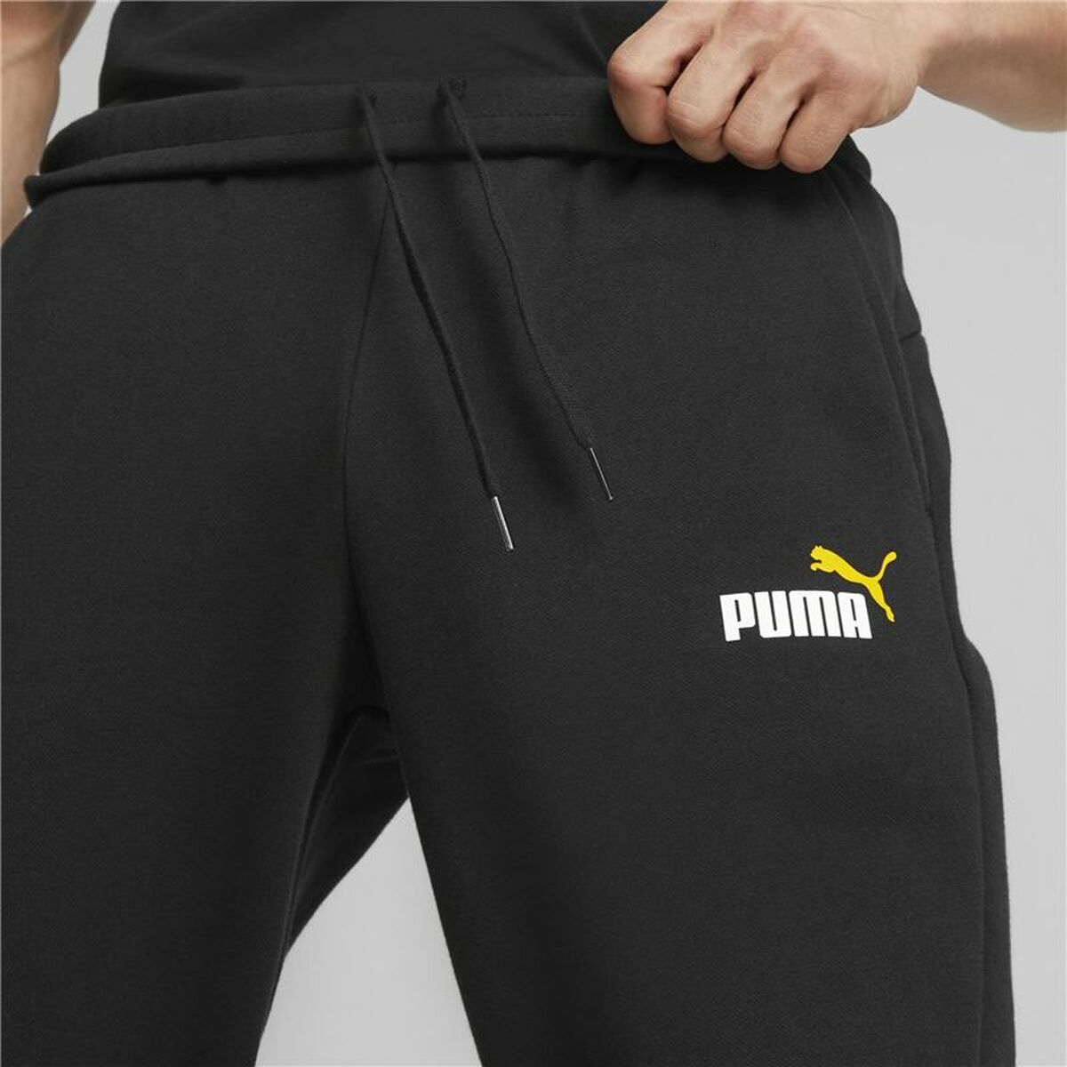 Длинные спортивные штаны Puma ESS+ 2 Col Logo Чёрный Мужской-6