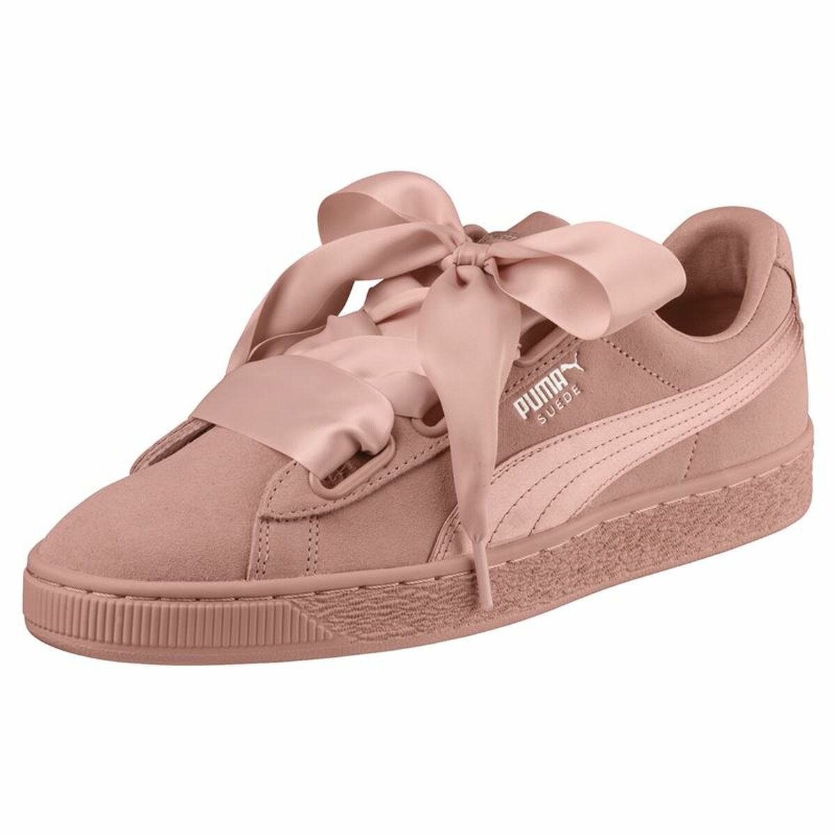 Женские спортивные кроссовки Puma Suede Heart Ep Жёлтый-6