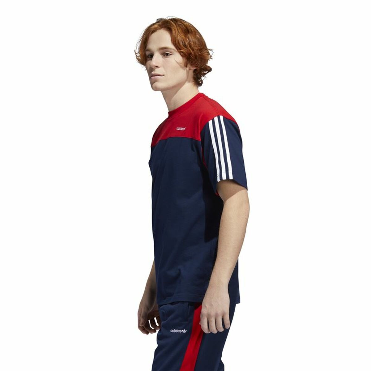 Футболка с коротким рукавом мужская Adidas Classics Тёмно Синий-5